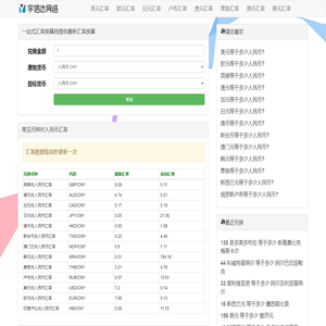 一站式汇率换算网