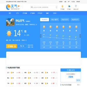 【中山天气预报】中山天气预报一周,中山天气预报15天,30天,今天,明天,7天,10天,未来中山一周天气预报查询