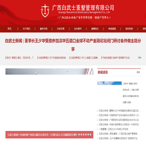 广西白武士重整管理有限公司
